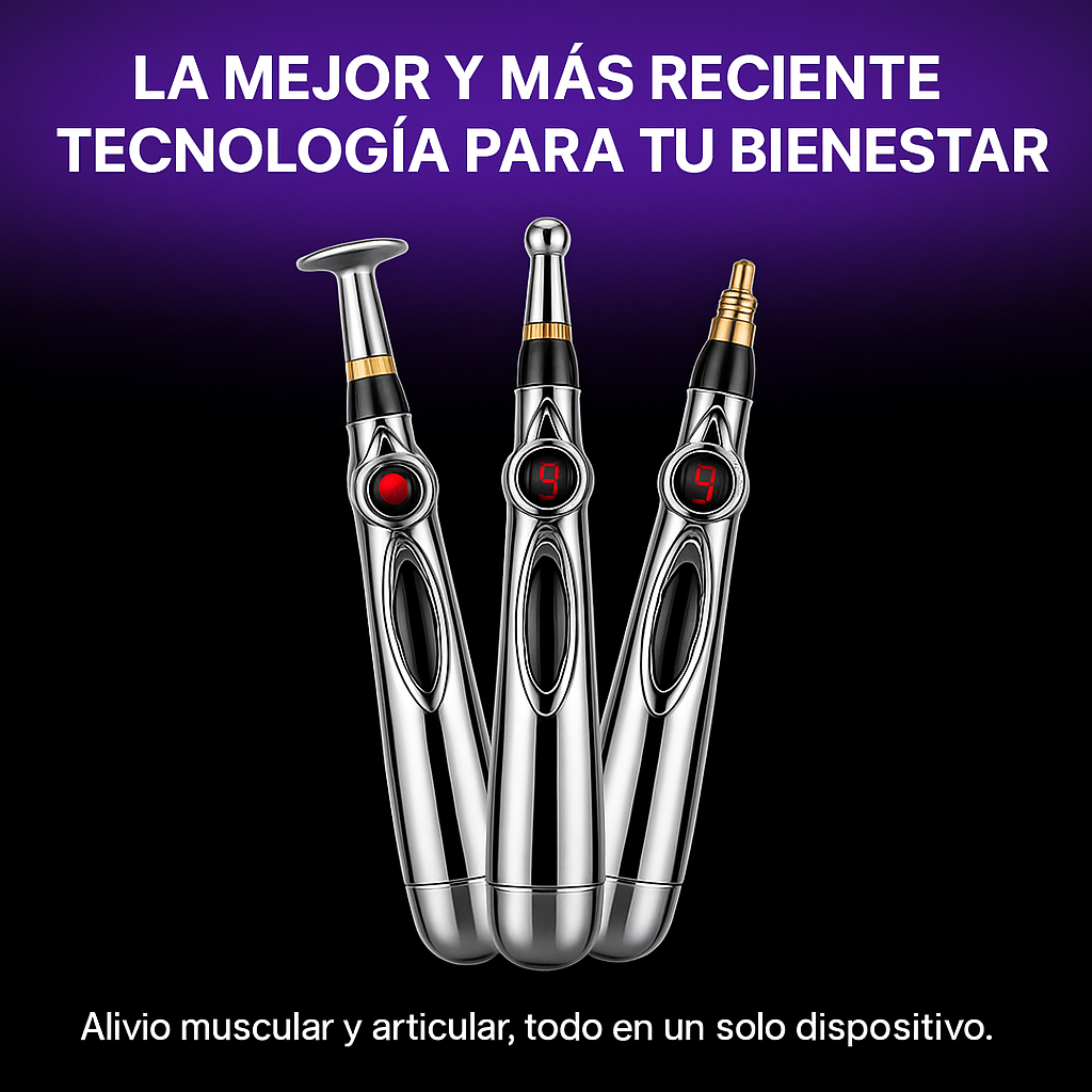 Relief™ Adiós al Dolor Sin Pastillas, Lápiz Acupuntura Portátil.