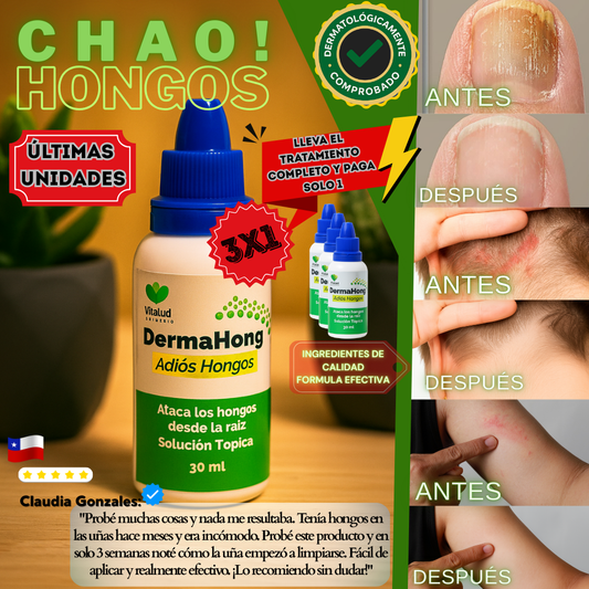 DERMAHONG Tratamiento completo 3x1.