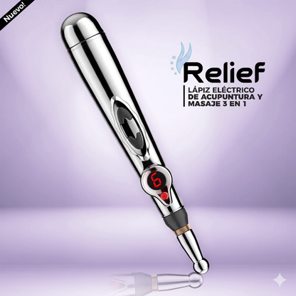 Relief™ Adiós al Dolor Sin Pastillas, Lápiz Acupuntura Portátil.